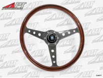 Nardi Classico 360 wood -  silver holed spokes 360 mm