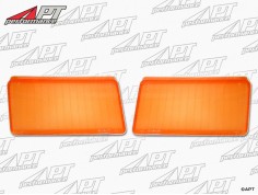 Set turn signal lenses front Ferrrari 365 / 512BB