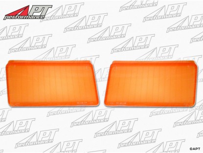 Set turn signal lenses front Ferrrari 365 / 512BB