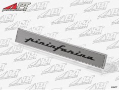 Script "Pininfarina" (silver 145mm x 22mm) aluminium