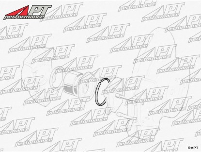 Steel ring for rear ATE calipers 40mm