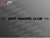 Front screen sticker OKP RACING CLUB black