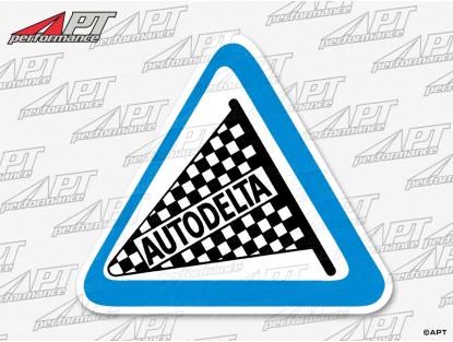 Sticker Autodelta (triangular 7cm)