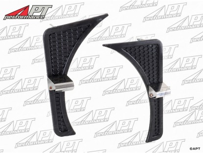 Set (2) side front grilles small Bertone GT 1300 1. series