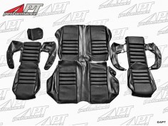 Complete seat cover 1750 GTV Bertone MK 1 scay black