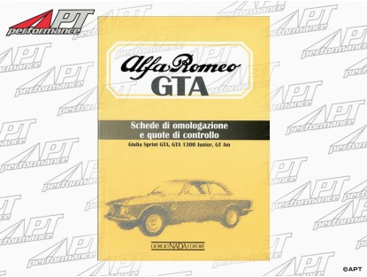 Alfa GTA - schede di omologazione e quote di controllo