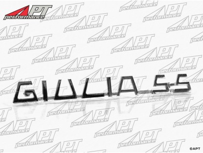 Script Giulia SS 165mm chromed