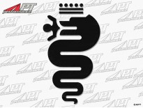 Sticker Alfa snake black (53cm)