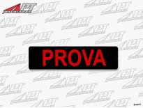 Sticker Prova 225 x 60mm