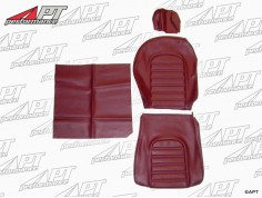 Seat cover scay bordeaux 24cm head rest Spider 1978-89