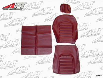 Seat cover scay bordeaux 24cm head rest Spider 1978-89