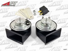 Horn set (2 pcs.) Italian style 12 Volt