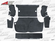 Boot carpet set deluxe velours anthracite Bertone GT -  GTV