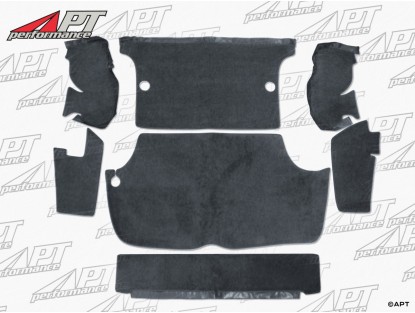 Boot carpet set deluxe velours anthracite Bertone GT -  GTV