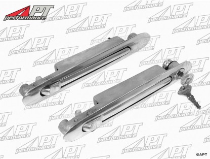 Set (2) outer door handles alu Alfa Romeo 1900 Zagato