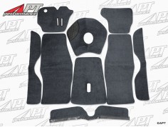 Carpet set deluxe anthracite Bertone GT (standing pedals)