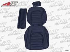 Seat cover scay blue 24cm head rest Spider 1978-89