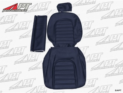Seat cover scay blue 24cm head rest Spider 1978-89