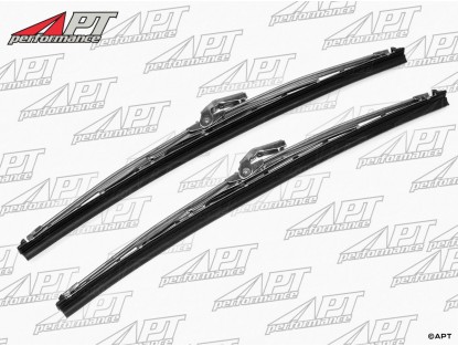 Set stainless steel wiper blades 400mm 105 models