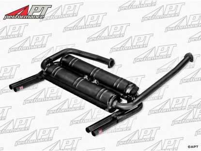 Rear exhaust ANSA 206 Dino GT 1.S. black 35mm