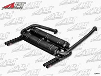 Rear exhaust ANSA 206 Dino GT 1.S. black 35mm