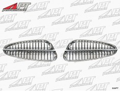 Set (2) side front grilles with chrome trims Alfa 1900