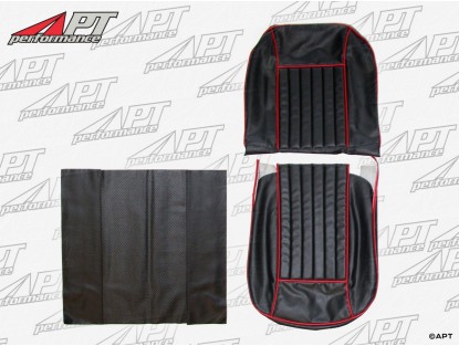 Seat cover black 750 -  101 Giulietta Spider (1 seat)