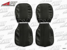 Set (2) front seat covers Giulia Super 69 - 74 scay black