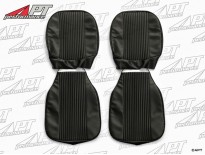 Set (2) front seat covers Giulia Super 69 - 74 scay black