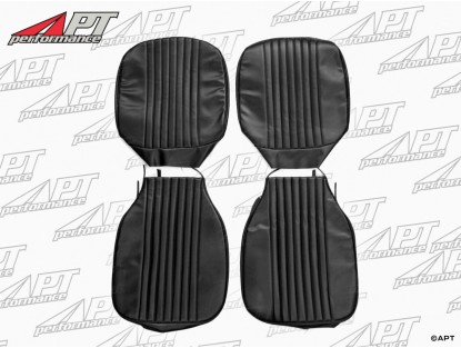 Front seat covers 1300 Giulia Super 1970 - 72 scay black