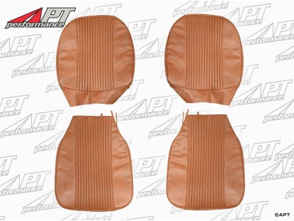 Set (2) front seat covers Giulia Super 69 - 74 scay brown