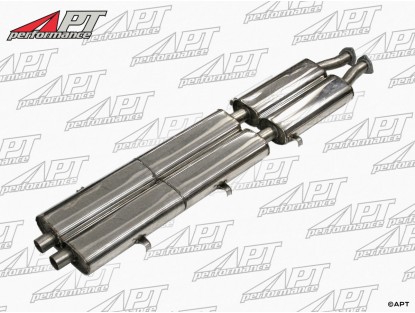 ANSA Centre exhaust left -  right Ferrari 412 INOX