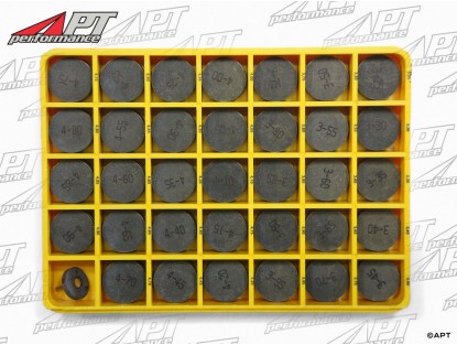 Set valve shims 136 pcs. (3,25 - 4,90mm) Ferrari 33mm