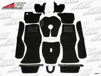 Carpet set black Deluxe velours 1750 - 2000 GTV