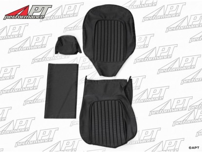 Seat cover leather Spider 70 - 77 black