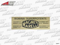 Sticker gold Magneti Marelli "Bobina Superpotente"