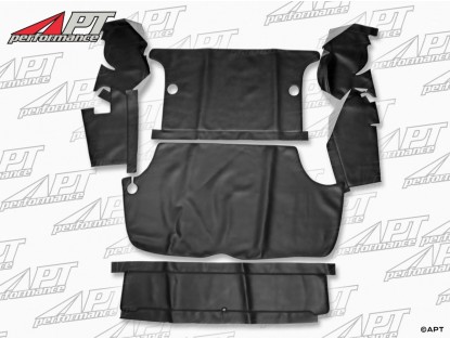 Boot carpet set black Deluxe scay GTA