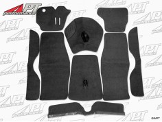 Carpet set deluxe black Giulia Sprint GT Bertone 63 - 68