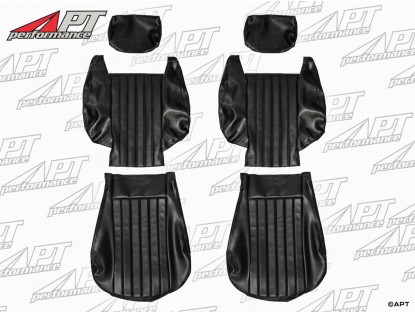 Set (2) front seat covers Junior Zagato scay black