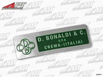 Brake booster silver decal Bonaldi -  Crema