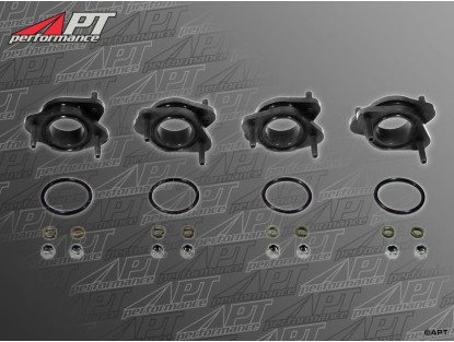 Set (4 pcs.) aluminium carburettor mounts 45mm (short)
