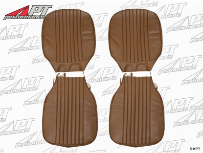 Set (2) Seat covers 1300 Giulia Super 70 - 72 scay brown