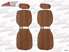 Set (2) Seat covers Giulia Super Nuova scay brown