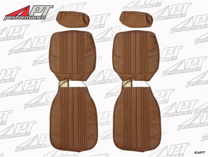 Set (2) Seat covers Giulia Super Nuova scay brown