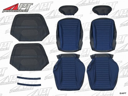 Set (2) seat covers scay -  fabric Montreal blue