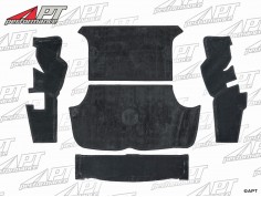 Set (5) boot rubber mats GT Bertone black