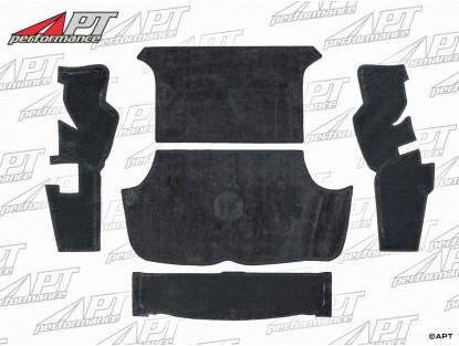 Set (5) boot rubber mats GT Bertone black