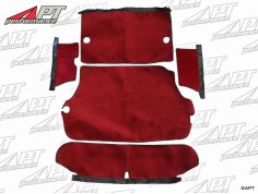 Boot carpet set bordeaux deluxe Spider 1978 - 84