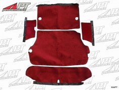 Boot carpet set bordeaux deluxe Spider 1970 - 82