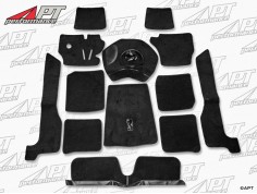 Carpet set deluxe black Giulia Sprint GTC Bertone